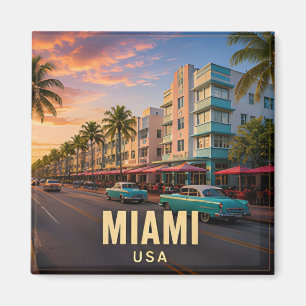 Miami Florida Strände Art Deco Küsten Reise 🌴 Magnet