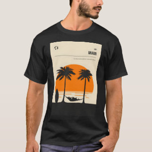 Miami Florida Summer Beach Surfspender T-Shirt