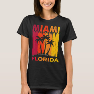 Miami Florida Sunset I Liebe Miami Beach Souvenir T-Shirt