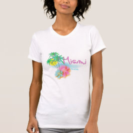 Miami Florida T - Shirt mit Palms