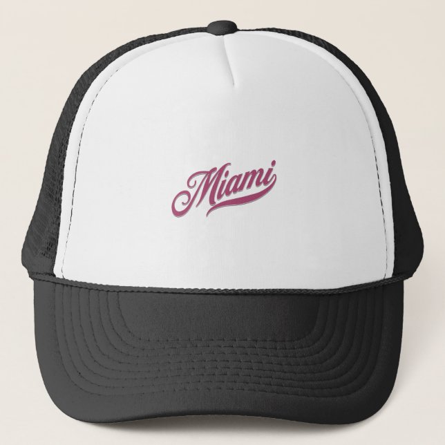Miami Florida Truckerkappe (Vorderseite)