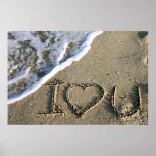 Miami, Florida, USA Ich Liebe dich Poster