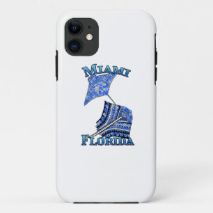 Miami Florida Vacation Tribal Stingray Beach Case-Mate iPhone Hülle