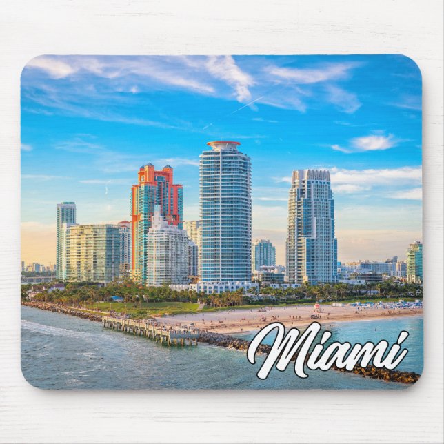 Miami, Florida, Vereinigte Staaten Mousepad (Vorne)