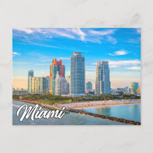 Miami, Florida, Vereinigte Staaten Postkarte