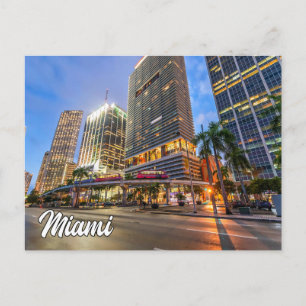Miami, Florida, Vereinigte Staaten Postkarte