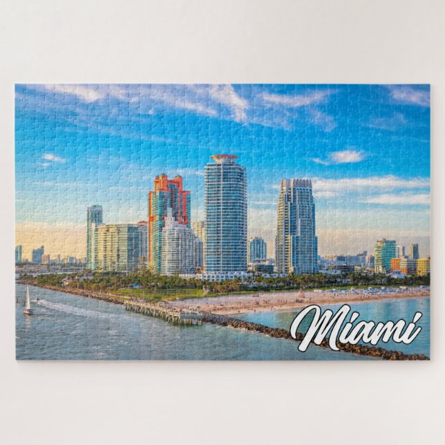 Miami, Florida, Vereinigte Staaten Puzzle (Horizontal)