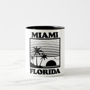 Miami, Florida Zweifarbige Tasse
