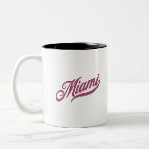 Miami Florida Zweifarbige Tasse