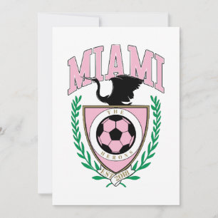 Miami Fußball Varsity-Stil Einladung