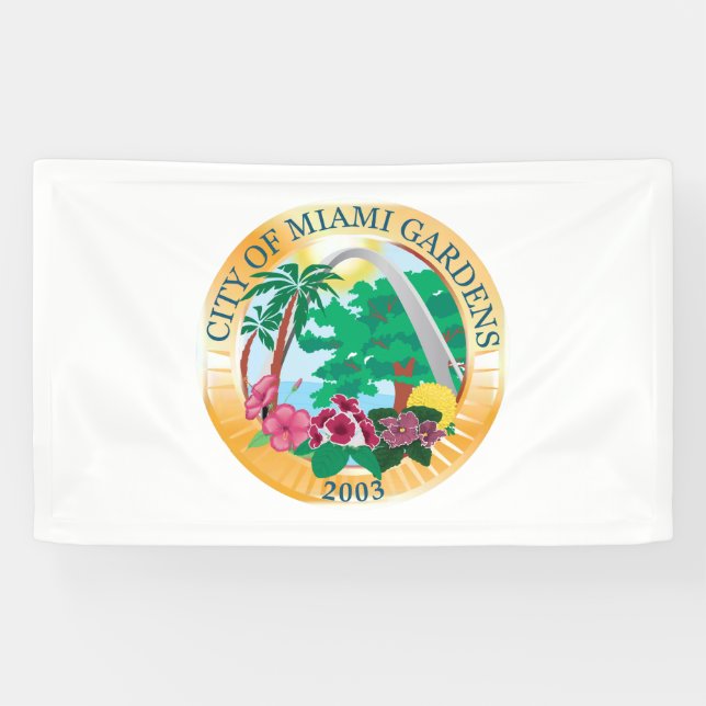 Miami Gardens (Florida) City Siegel Banner (Horizontal)