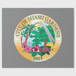 Miami Gardens (Florida) City Siegel Geschenkpapier