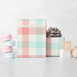 Miami Gingham - Wrapping Paper Geschenkpapier
