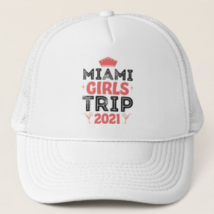 Miami Girls trip 2021 Truckerkappe