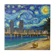 Miami Golden Shore Fußball Elegant und Öl Feinkuns