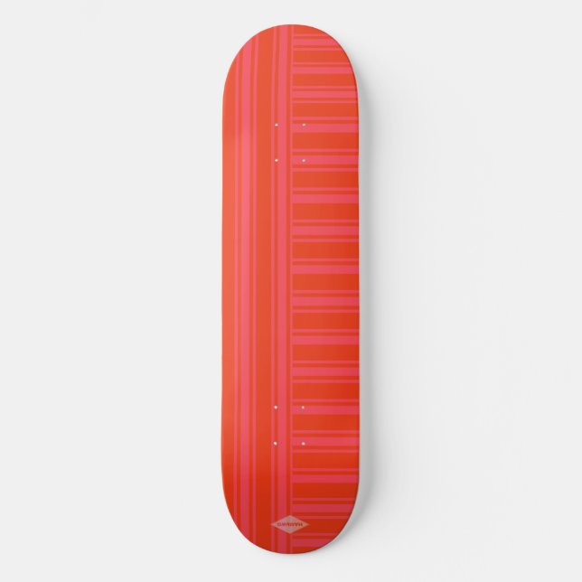 Miami Heat Stripe HAMbWG Skateboard (Vorderseite)