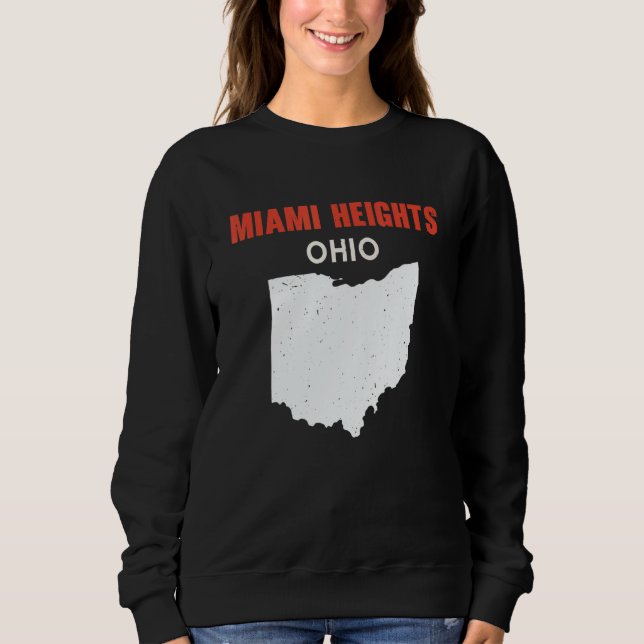Miami Heights Ohio USA State America Travel Ohioan Sweatshirt (Vorderseite)