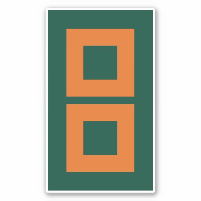 Miami Hurricane Warning Sticker (Vorderseite)