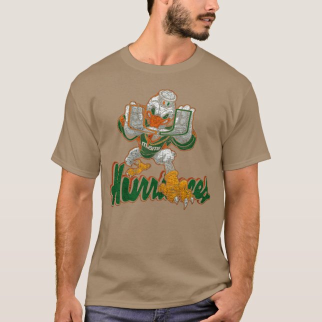 Miami Hurricanes lustig 1 T-Shirt (Vorderseite)
