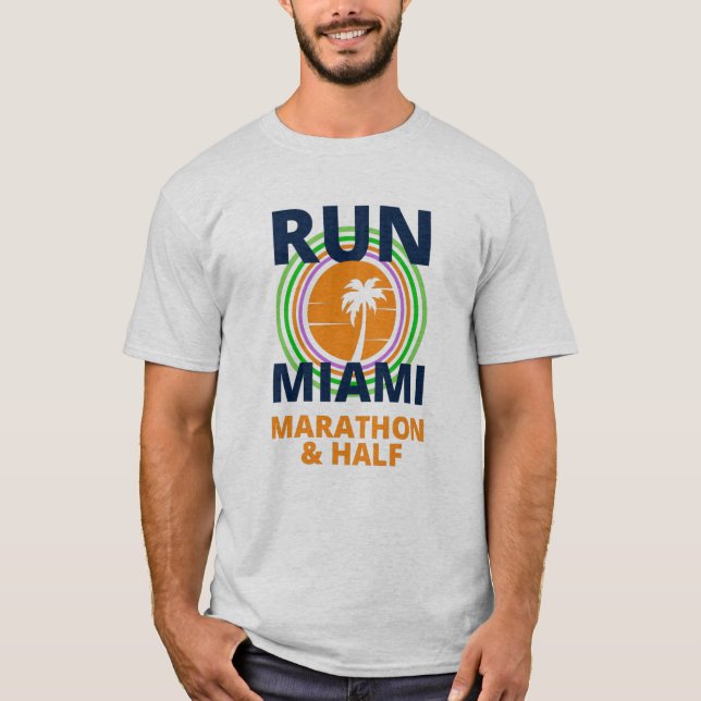 Miami Marathon Life Time 2022 T - Shirt (Vorderseite)