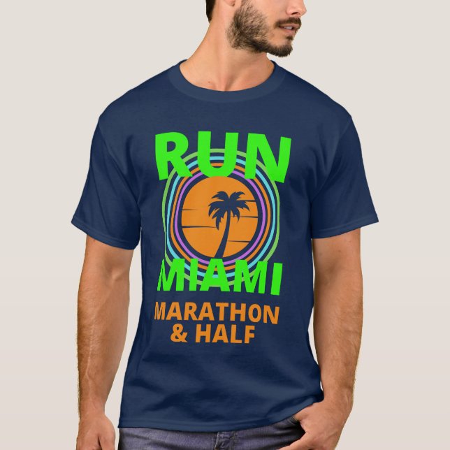 Miami Marathon Life Time 2022 T - Shirt (Vorderseite)