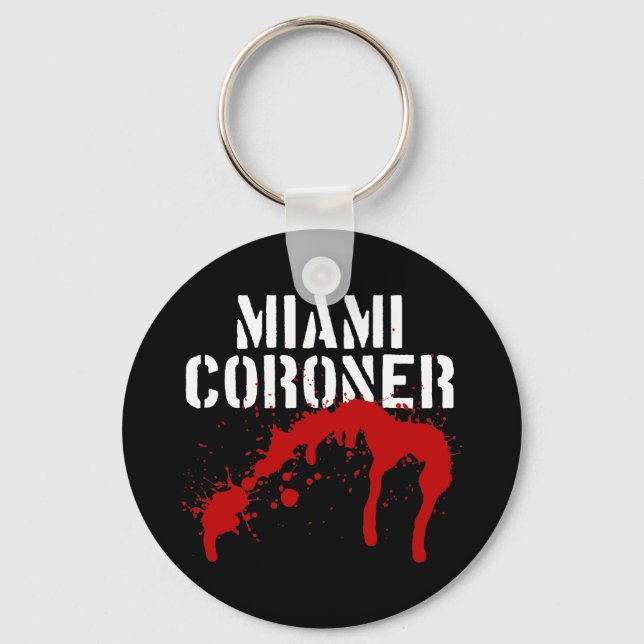 Miami Metro PD Coroner Schlüsselanhänger (Vorderseite)