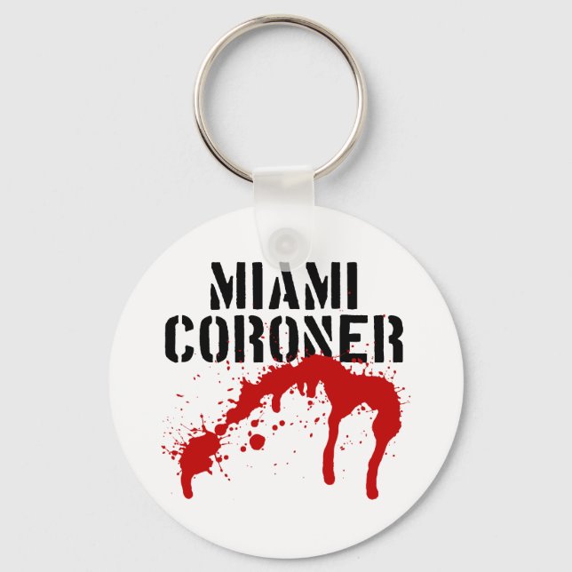 Miami Metro PD Coroner Schlüsselanhänger (Vorderseite)