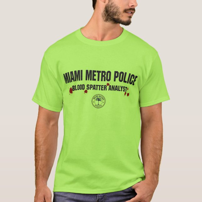 MIAMI-METRO-POLIZEI T-Shirt (Vorderseite)