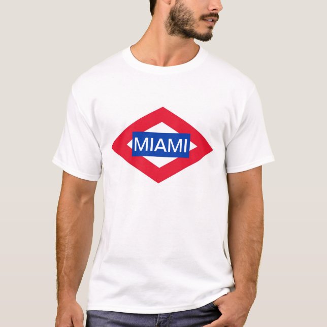 Miami-Metro-Shirt T-Shirt (Vorderseite)