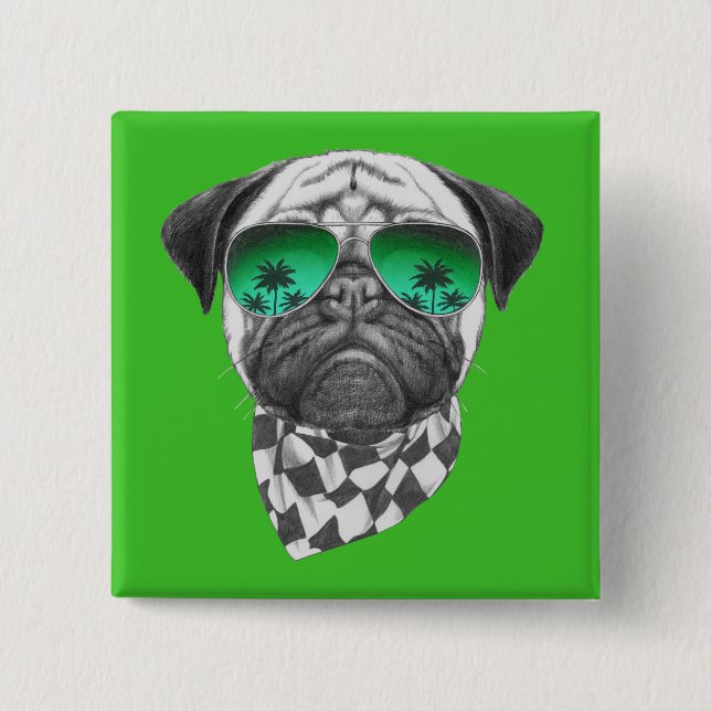 Miami-Mops Button (Vorderseite)