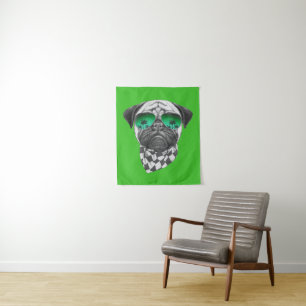 Miami-Mops Wandteppich