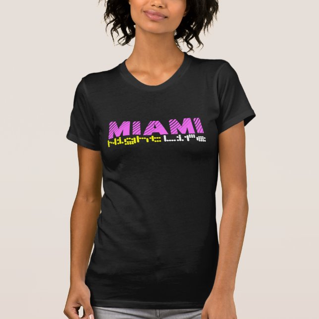 Miami-Nachtleben T-Shirt (Vorderseite)
