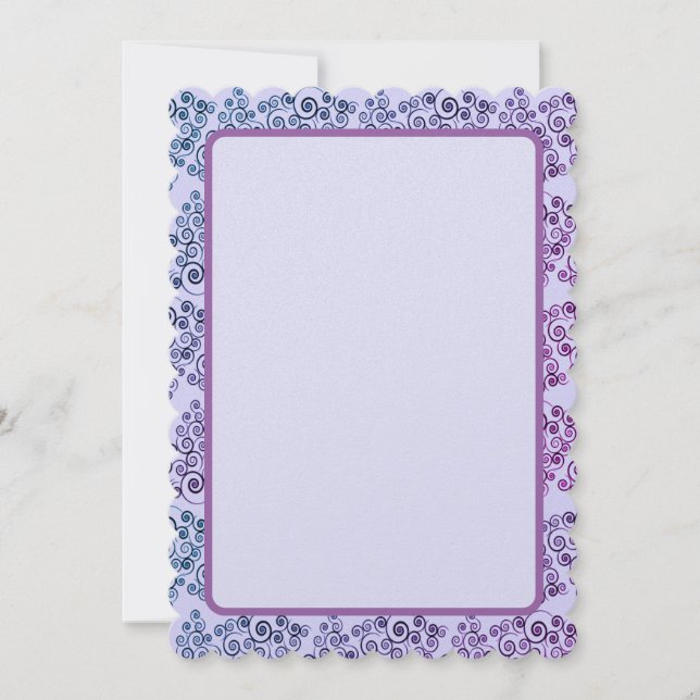 Miami Nights CurlyQue Weihnachtsbaumen Feiertagskarte (Vorderseite)