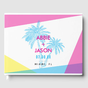 Miami Nights Hochzeit Gästebuch