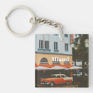 Miami Ocean Drive Reiseandenken Schlüsselanhänger