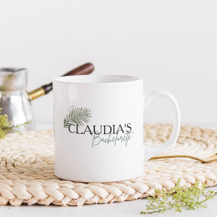 Miami Palm Bride Custom Chic Junggeselinnen-Abschi Kaffeetasse