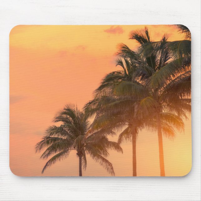 Miami-Palmen Mousepad (Vorne)