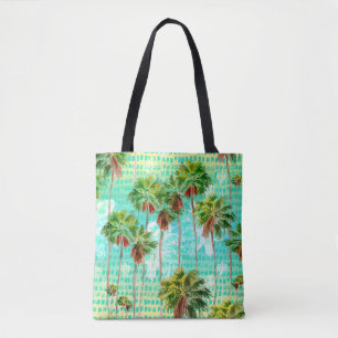 Miami Palms: Wasserfarbene tropische Nahtlosigkeit