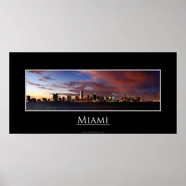 Miami Panorama Poster (Vorne)