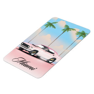 Miami Pink Sonnenuntergang Magnet