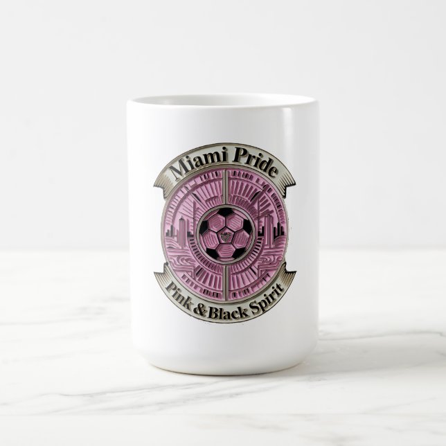 Miami Pitch Pride, Champion City Pride Geschenk Kaffeetasse (Mittel)