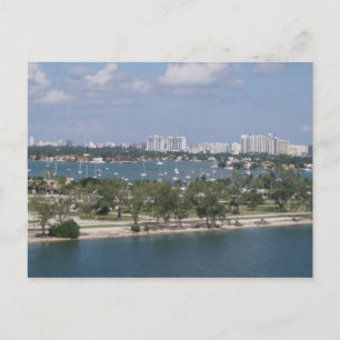 Miami Port Postkarte