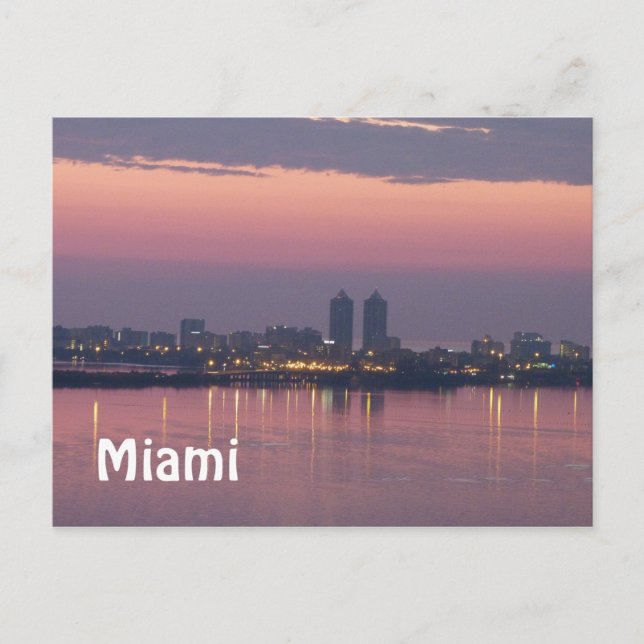 Miami Postcard Postkarte (Vorderseite)