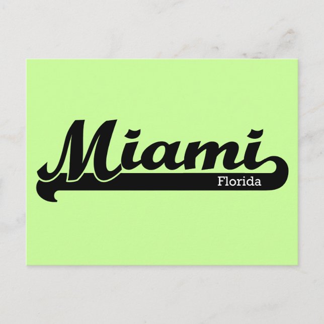 Miami Postcard Postkarte (Vorderseite)