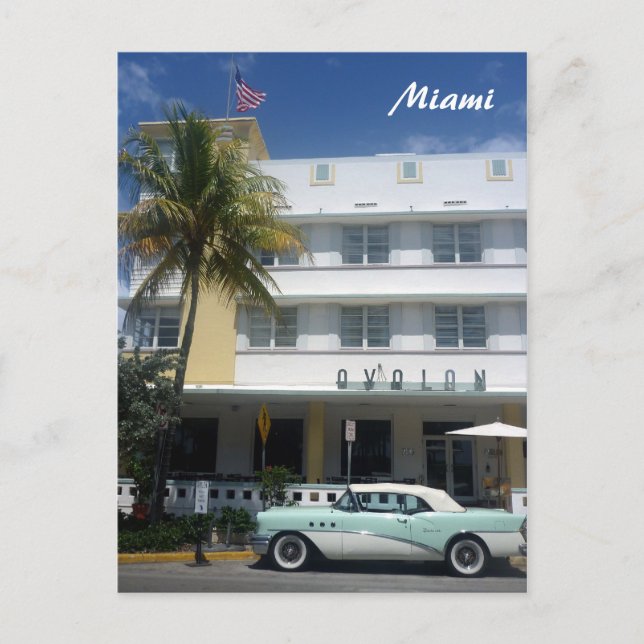Miami Postkarte (Vorderseite)