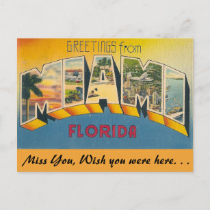 Miami Postkarte