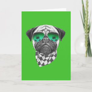 Miami Pug Karte