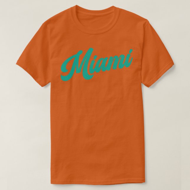 Miami Retro Miami Delphins T-Shirt (Design vorne)