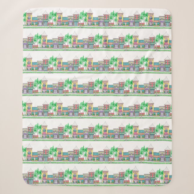 Miami Shops Sherpa Blanket Sherpadecke (Vorderseite)