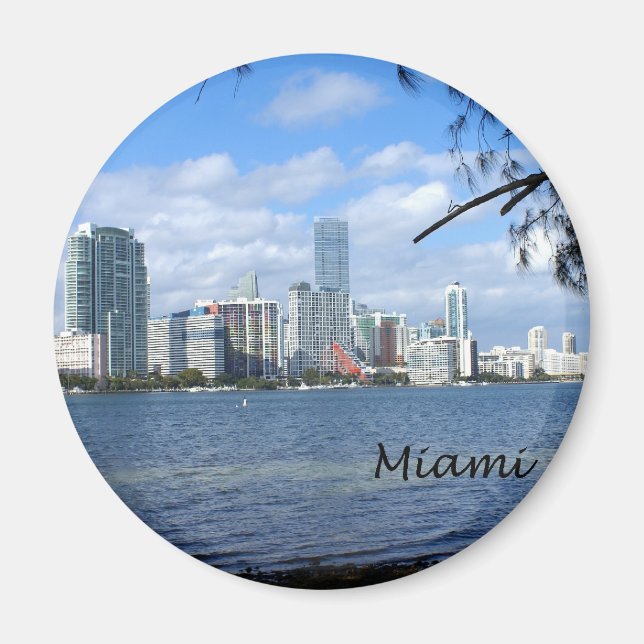 Miami Skyline Magnet (Vorne)